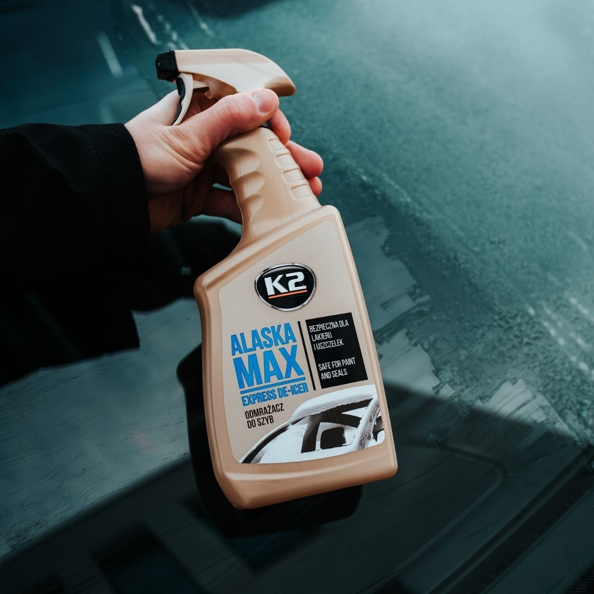 Spray degivrant dezgheţare parbriz  K2 ALASKA MAX 700ML, cu pulverizator