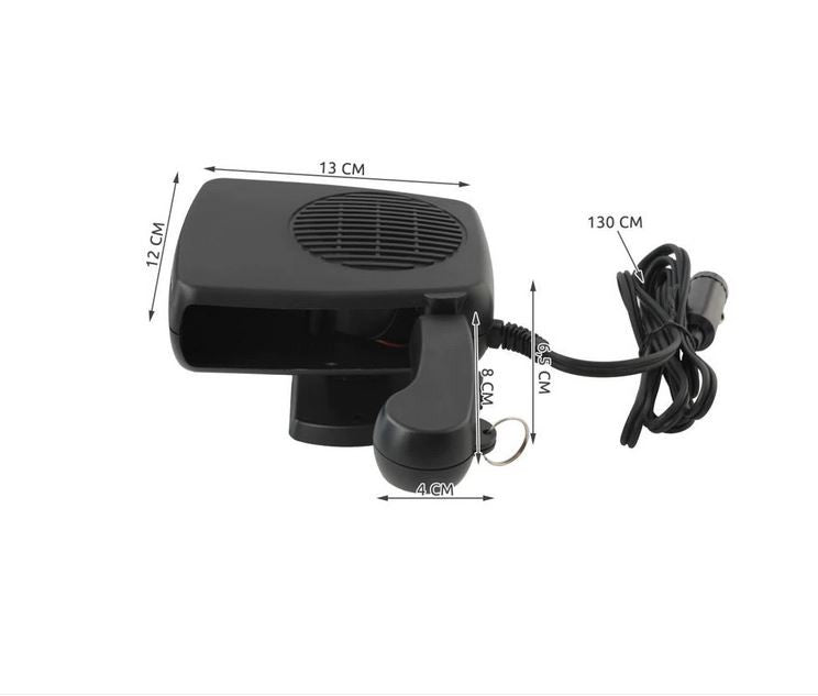 Aeroterma Auto, Mod Incalzire/Racire Pentru Masina, 12V, Negru, Auto Heater Fan
