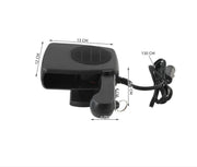 Aeroterma Auto, Mod Incalzire/Racire Pentru Masina, 12V, Negru, Auto Heater Fan