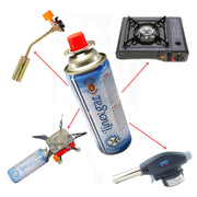 Butelie gaz,rezerva tip spray 227 gr 400ml set 4 buc