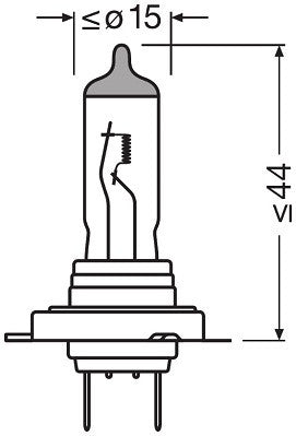 Bec H18 , OSRAM , 12V ,putere 65W