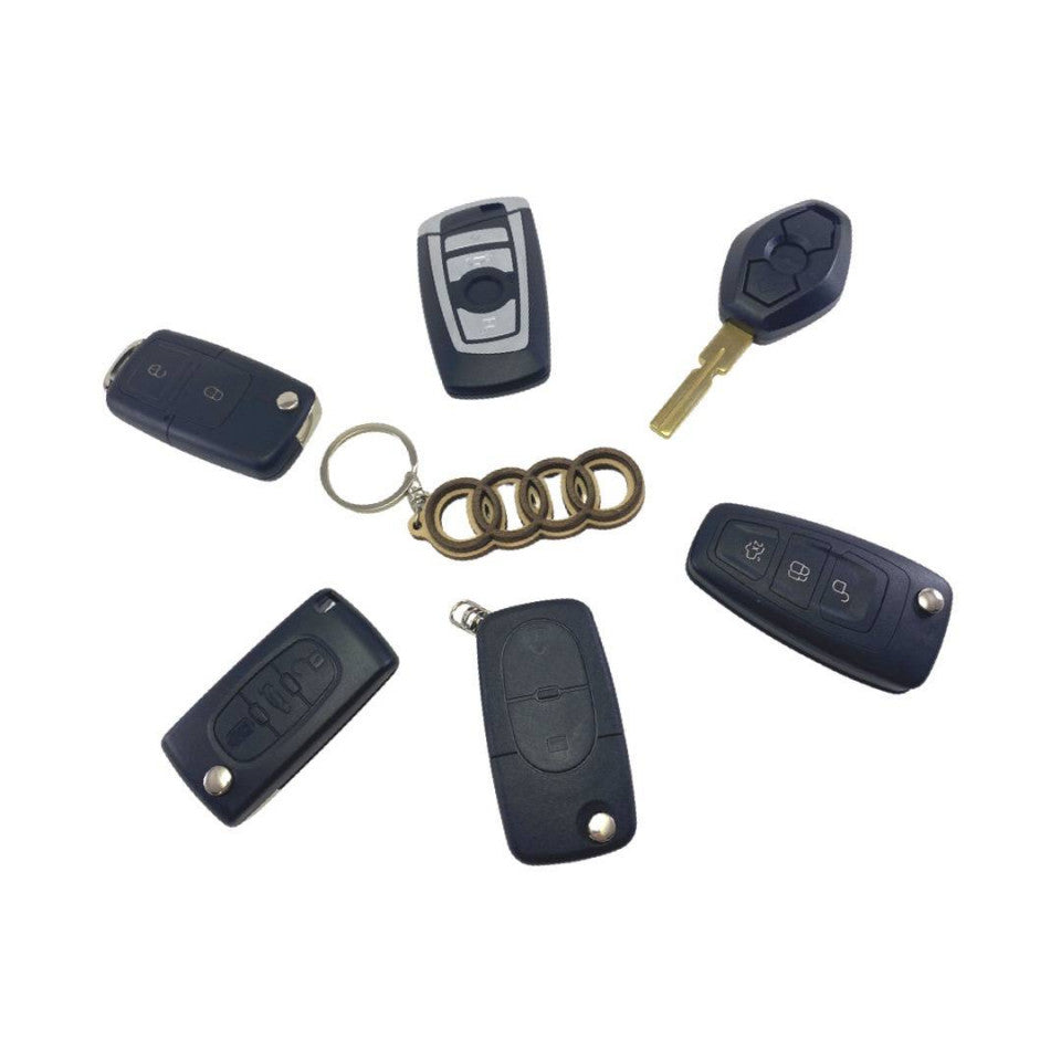 Breloc auto compatibil AUDI A1,A2,A3,A4,A6,A7 ,Q3,Q5,Q7 ,material ECO-friendly ,PREMIUM