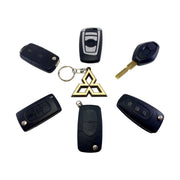 Breloc auto compatibil MITSUBISHI BRAVO,CARISMA,COLT,ECLIPSE,GALANT,LANCER,OUTLANDER,PAJERO,L200, material ECO-friendly ,PREMIUM