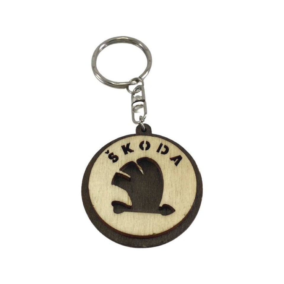Breloc auto compatibil SKODA OCTAVIA, FABIA ,CITIGO, KAROQ,RAPID,ROOMSTER,YETI,SCALA,KODIAQ, material ECO-friendly ,PREMIUM