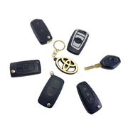 Breloc auto compatibil TOYOTA AURIS,AVENSIS,AYGO,CH-R,CELICA,COROLLA,HILUX,LAND CRUISER,RAV4,YARIS, material ECO-friendly ,PREMIUM