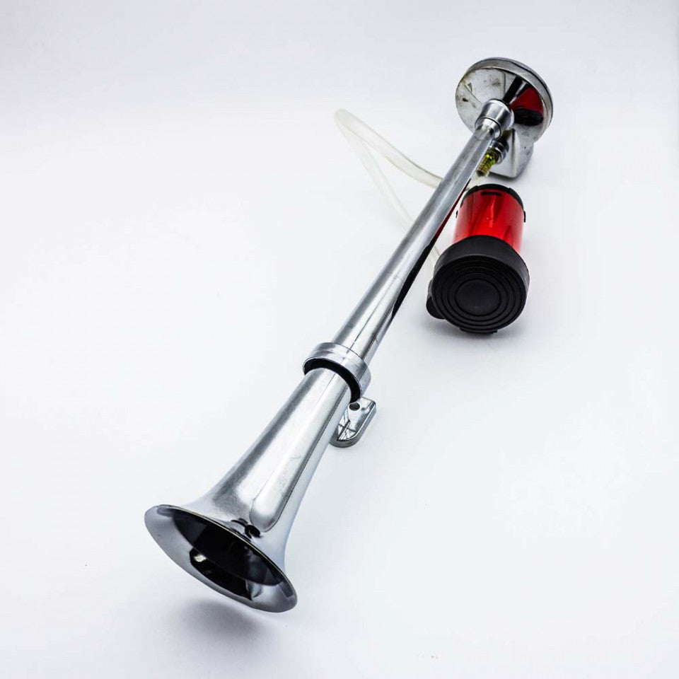 Claxon 1 goarnă cu compresor inclus , 12V, lungime 43cm ,sunet foarte puternic