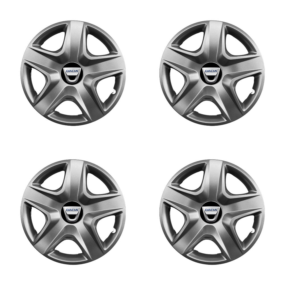 Set 4 capace roti potrivite jantelor de 15 inch compatibile DACIA Logan, Sandero,Duster, Dokker,Model-340