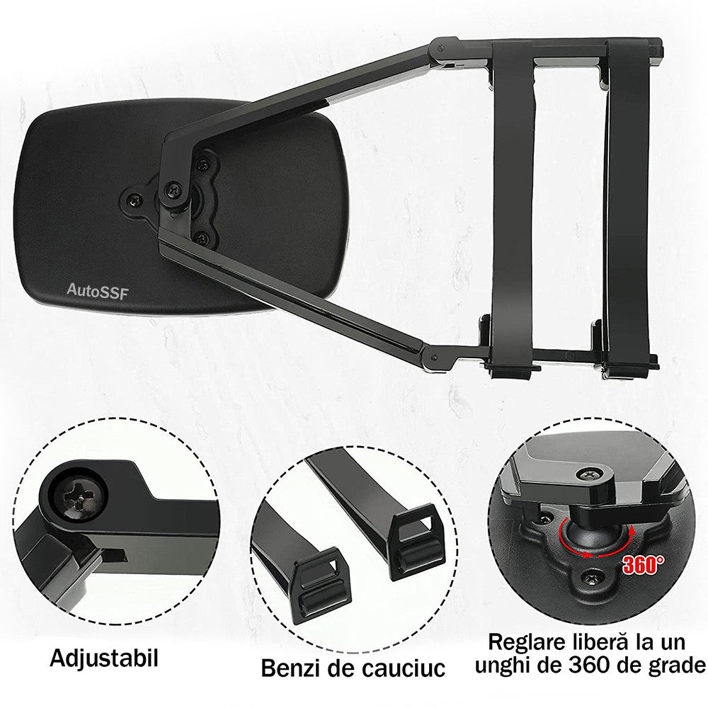 Extensie oglinda retrovizoare pentru rulota/remorca/platforma