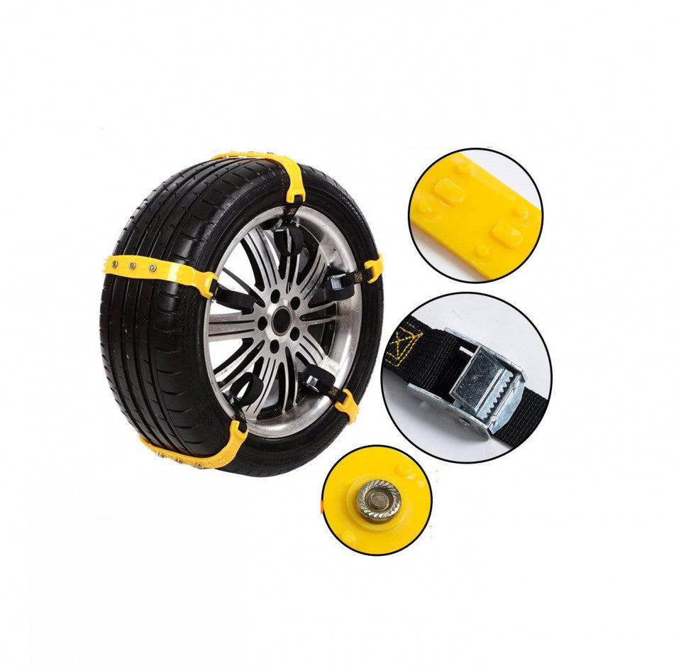 Fasete antiderapante pentru zapada ,set 10 buc