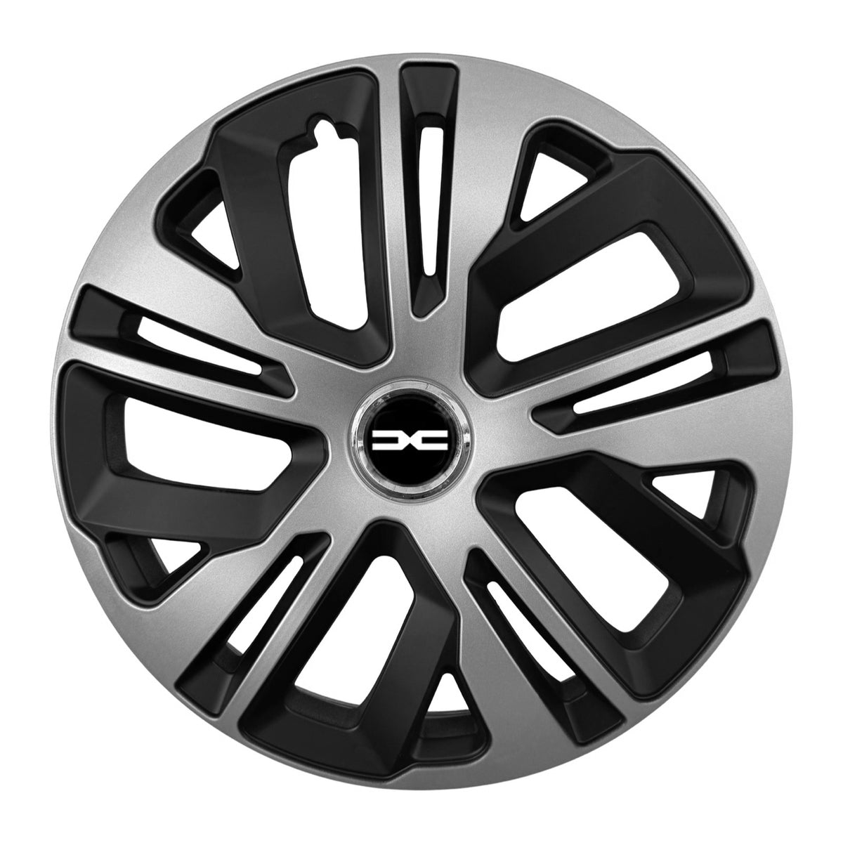 Set 4 capace 15 inch // Grafit Raven II, compatibil cu gama auto new Dacia ,bi-color