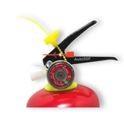 KIT DE SIGURANTA OBLIGATORIU,cu stingator P1,trusa medicala DIN 13164, 2 triunghiuri si vesta reflectorizanta