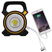 Lampa led portabila COB, incarcare USB, incarcare solara