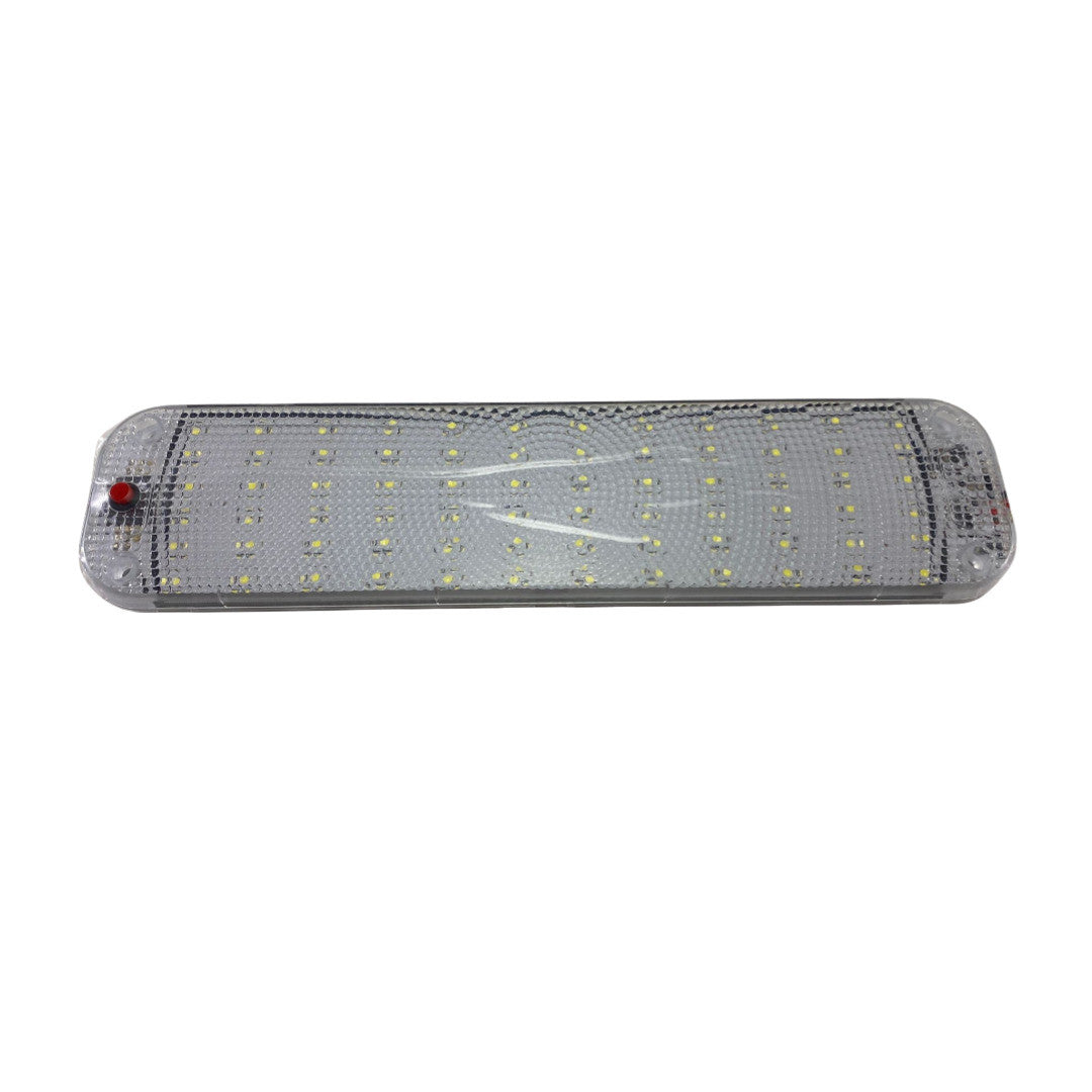 Lampa pentru interior 12/24V , AUTO/CASA cu LED cu buton ON/OFF /25X6X1cm 72SMD