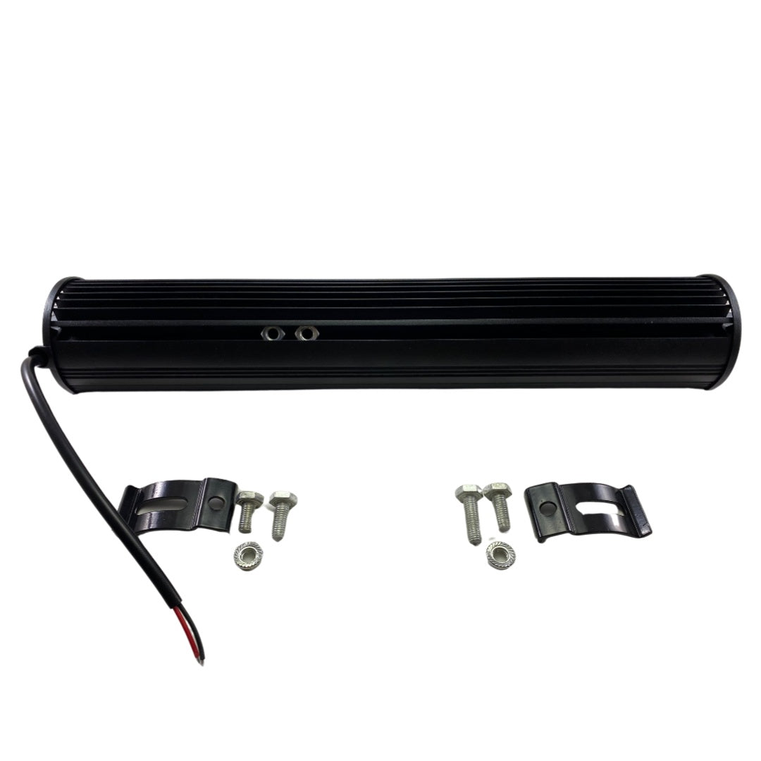 Led Bar COB AutoSSF ®, 5600lm, 45 cm / 18 inch, 216W, 8 chip-uri LED, 12V / 24V, Combo - Flood si Spot Beam, Suporti Prindere Inclusi, utilizare la offroad, camioane, utilaje, barci