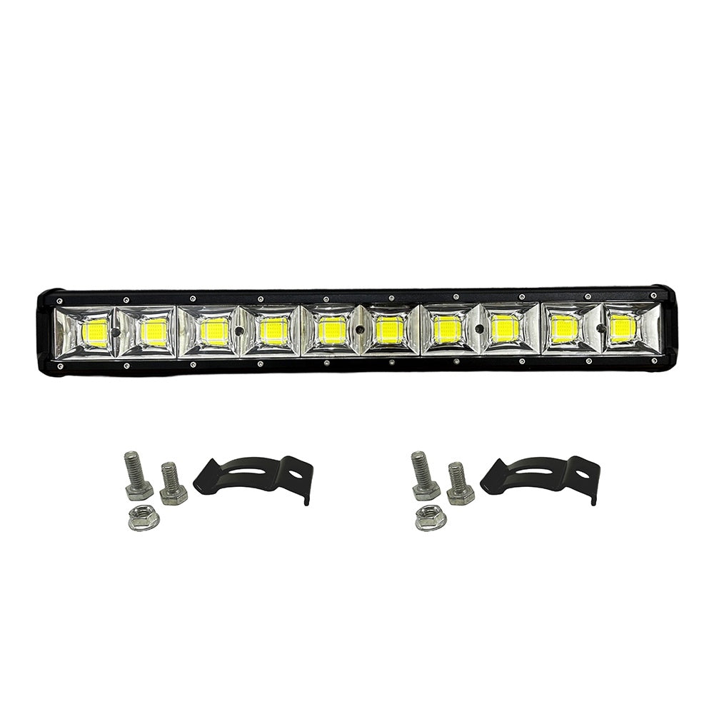 Led Bar COB AutoSSF ®, 7000lm, 55 cm / 22 inch, 270W, 8 chip-uri LED, 12V / 24V, Combo - Flood si Spot Beam, Suporti Prindere Inclusi, utilizare la offroad, camioane, utilaje, barci