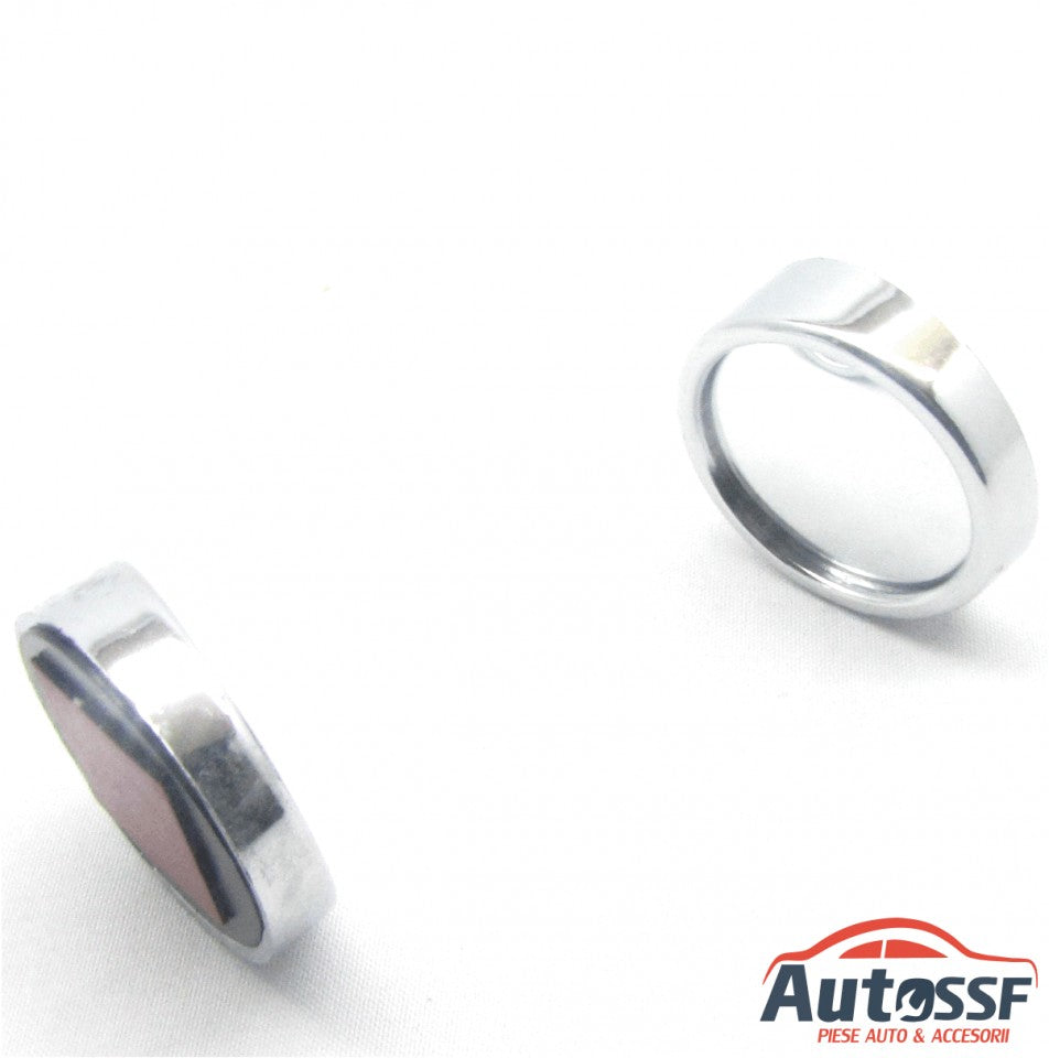 Oglinda suplimentara /Oglinzi aditionale din platsic cromat pentru Scoala de soferi / instructor 4 cm