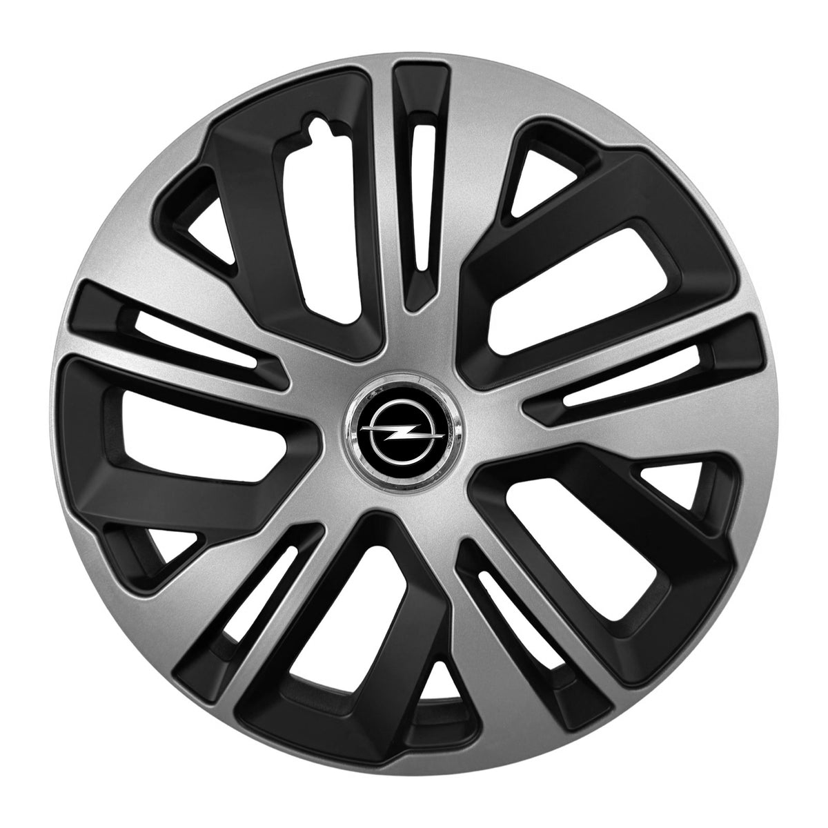 Set 4 capace 15 inch // Grafit Raven II, compatibil cu gama auto OPEL,bi-color