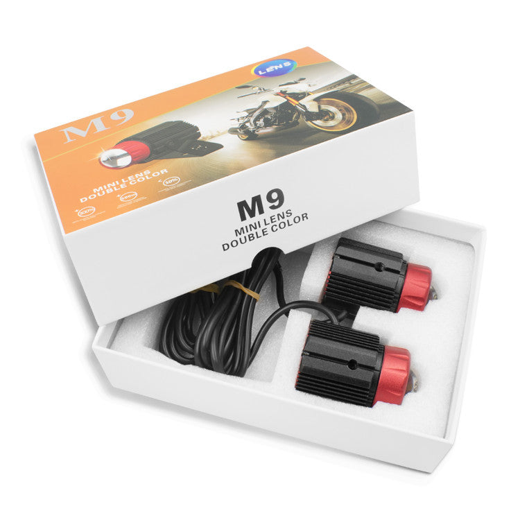 Proiector de ceata auto LED M9 doua culori