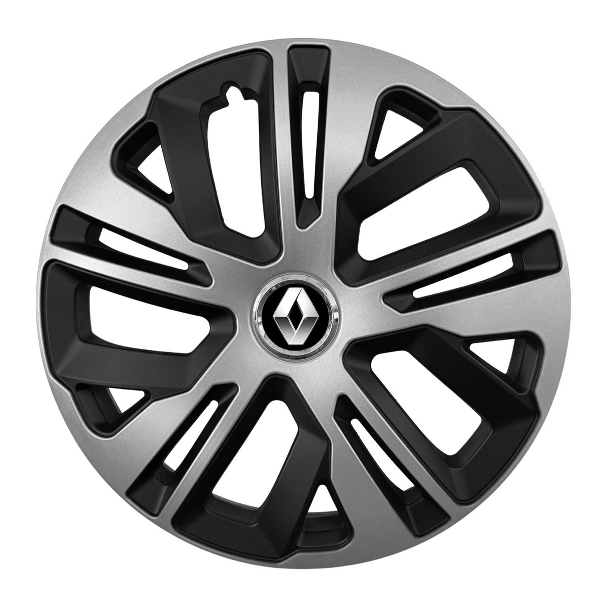 Set 4 capace 15 inch // Grafit Raven II, compatibil cu gama auto RENAULT,bi-color