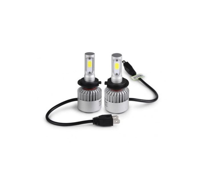 Set 2 becuri auto led c6 h7 6500K pentru faza scurta