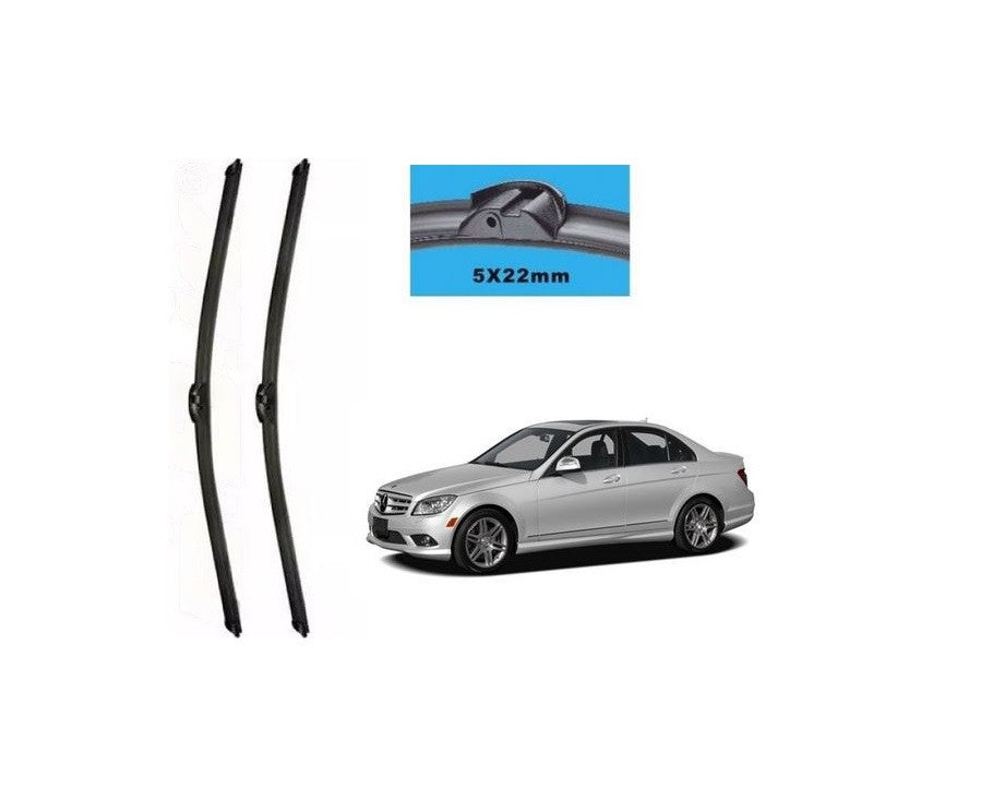 Set 2 buc stergatoare parbriz auto dedicate Mercedes-Benz C class (2008-2013)