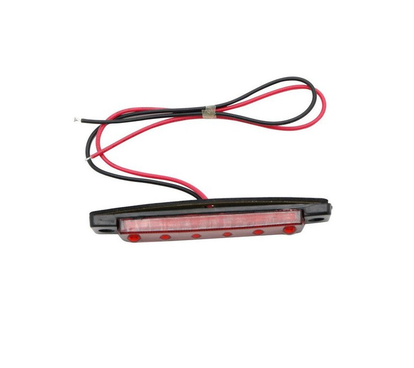 Set 2 bucati, lampa laterala 6 leduri 12V, pentru camioane, remorci, tractoare, lumina rosie