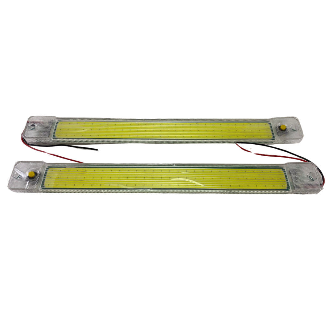 SET 2 LampI pentru interior AUTO/CASA LED cu buton ON/OFF /30x3x1.2cm 12/24V