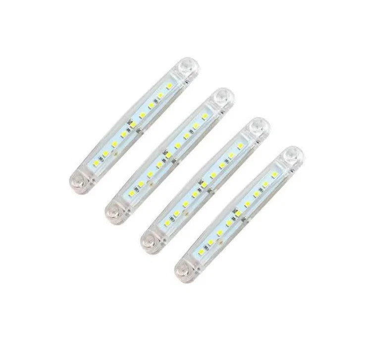 Set 4 lampi LED, pentru platforma, remorca, camion, utilaje agricole, utilaje santier, etc, 12-24V