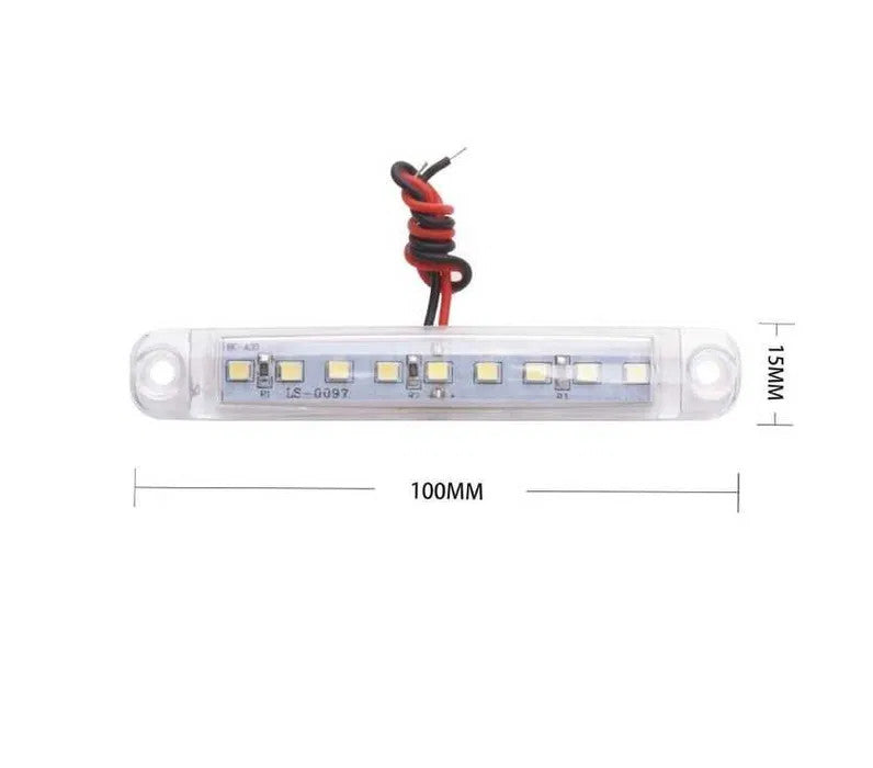 Set 4 lampi LED, pentru platforma, remorca, camion, utilaje agricole, utilaje santier, etc, 12-24V