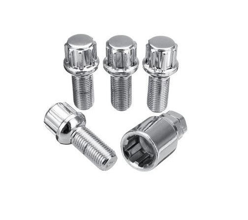 Set prezoane antifurt jante aluminiu M14 x 1,5 // antifurt roata VW, Mercedes, Audi, Skoda,Seat