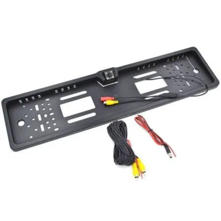 Set - Suport numar inmatriculare cu camera video marsarier si monitor