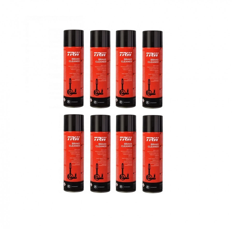 Spray curatare frana si ambreiaj TRW 500 ml ,brake cleaner, set 8 buc