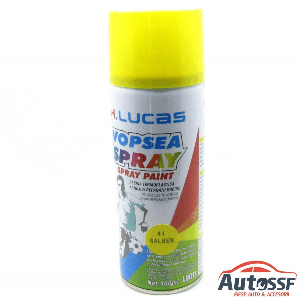 Spray vopsea universal ,culoare GALBEN,cantitate 400ml