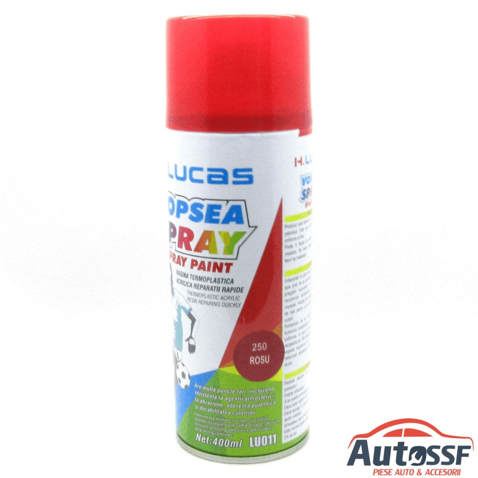Spray vopsea universal ,culoare ROSU INCHIS,cantitate 400ml