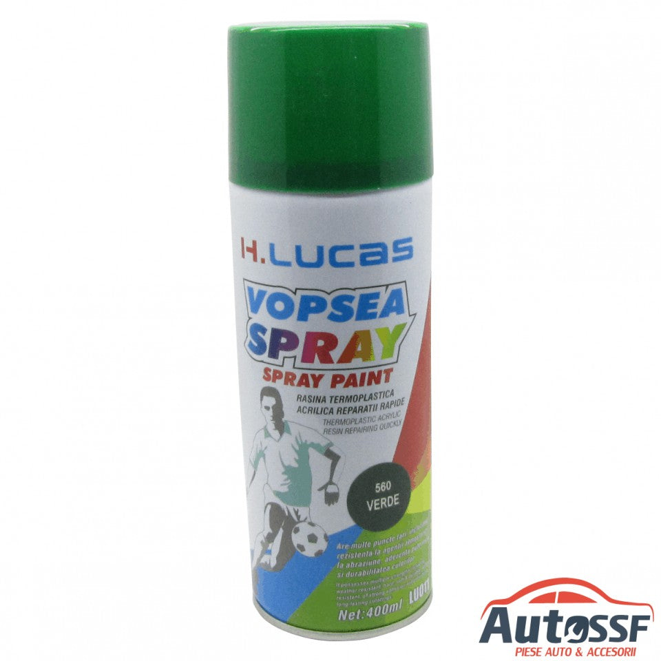 Spray vopsea universal ,culoare VERDE INCHIS ,cantitate 400ml