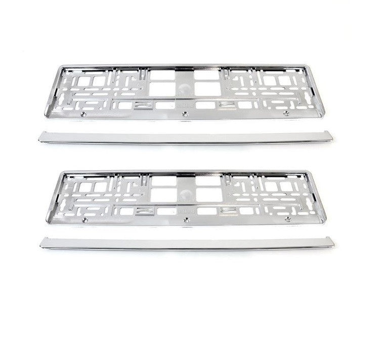 Suport numar Cromat (set 2 buc)