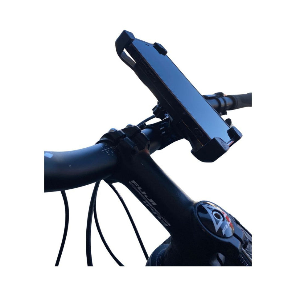 Suport TELEFON pentru BICICLETA/TROTINETA /MOTOCICLETA ,Reglare la 360°,Brat puternic,PREMIUM ,NEGRU