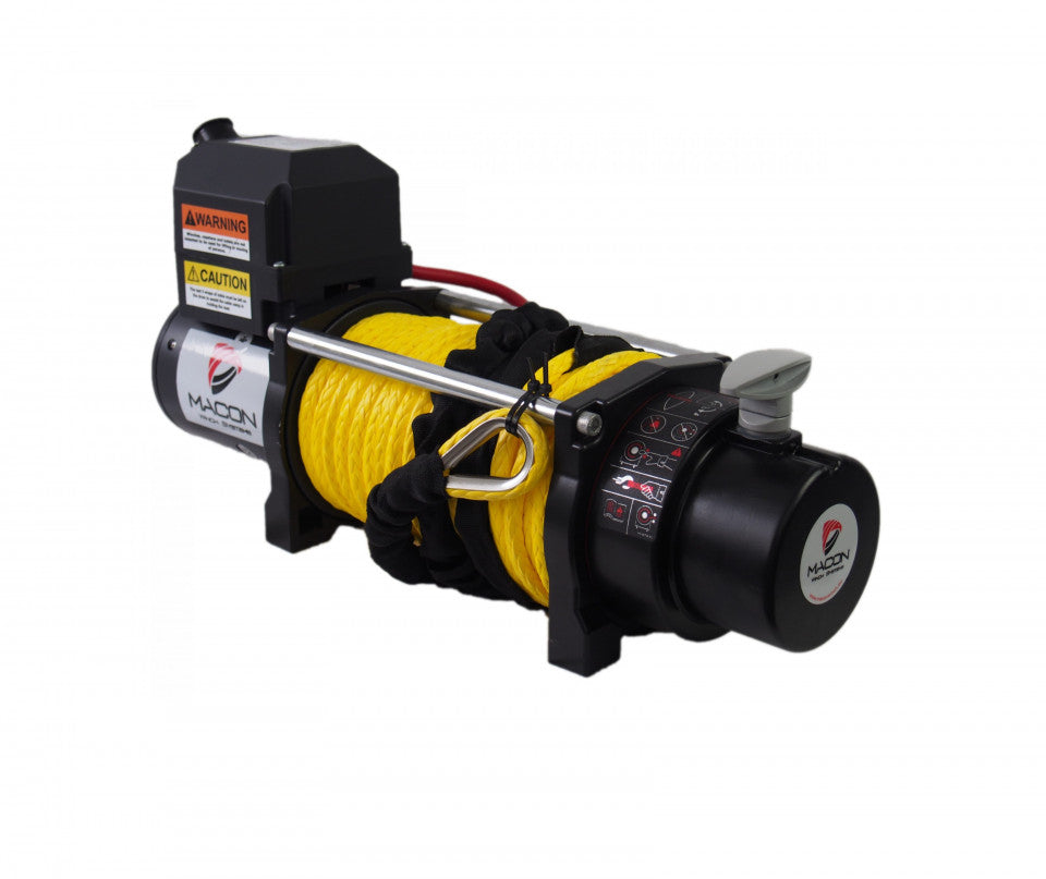 Troliu electric 12V MACON Winch 13000 LBS, sufa sintetica ,5.9 tone