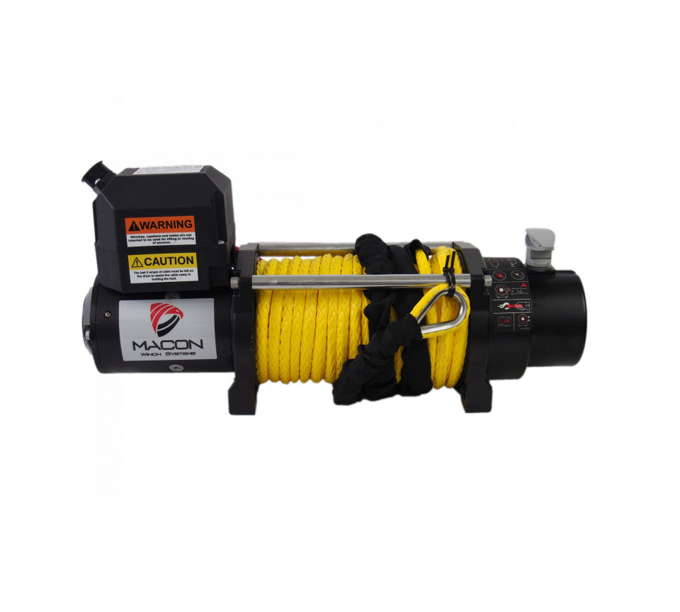 Troliu electric 12V MACON Winch 13000 LBS, sufa sintetica ,5.9 tone
