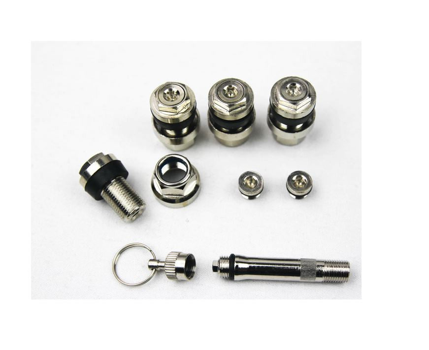 Valve ascunse profesionale cromate, set 4 bucati