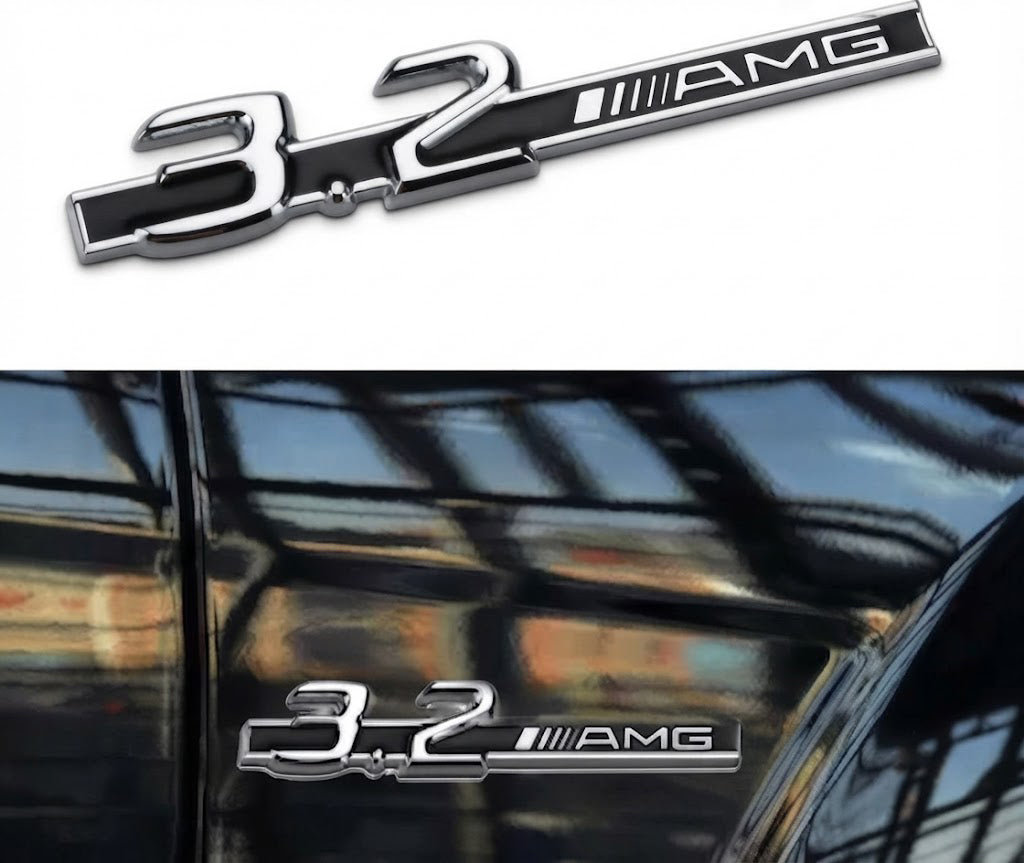 Emblema 3.2 AMG, pentru aripa Mercedes-Benz
