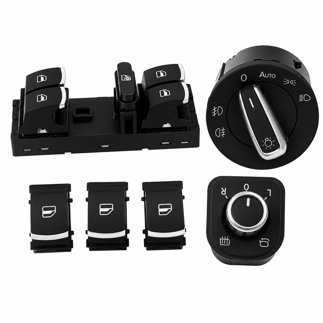 Set Butoane compatibile Volkswagen Passat B6, B7, CC, Eos, JETTA, Golf 5, 6, TIGUAN, TOURAN