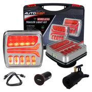 Kit 2 Lămpi LED Wireless pentru Remorcă - Reîncărcabile, Magnetice, pentru Remorci, Camioane și Rulote