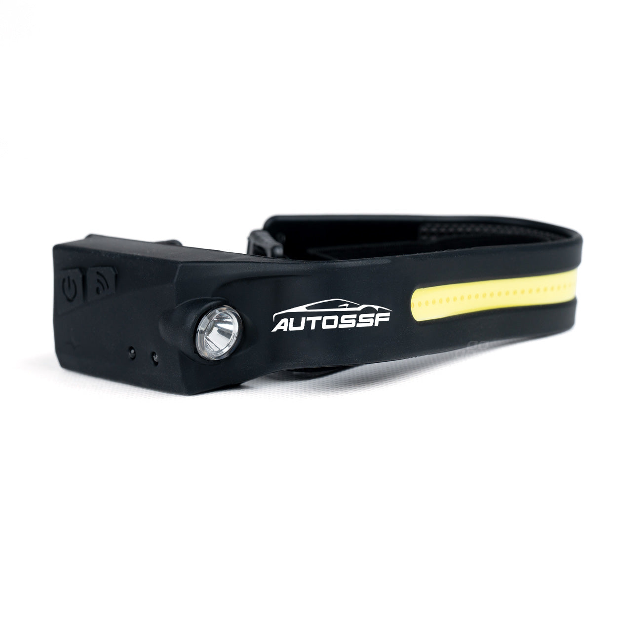 Lanternă Frontală LED AutoSSF, COB + XPE, 400 lm, Senzor de Mișcare, Acumulator 1200 mAh, USB-C