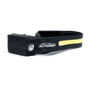 Lanternă Frontală LED AutoSSF, COB + XPE, 400 lm, Senzor de Mișcare, Acumulator 1200 mAh, USB-C
