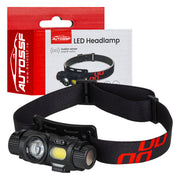Lanternă Frontală LED AutoSSF XPG + COB, Senzor de Mișcare, Acumulator 1200 mAh, USB