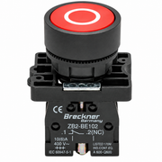 Buton Comandă STOP Industrial, Roșu, cu Revenire Automată, Contact 1NC, 400V/10A, LAY5, Breckner Germany
