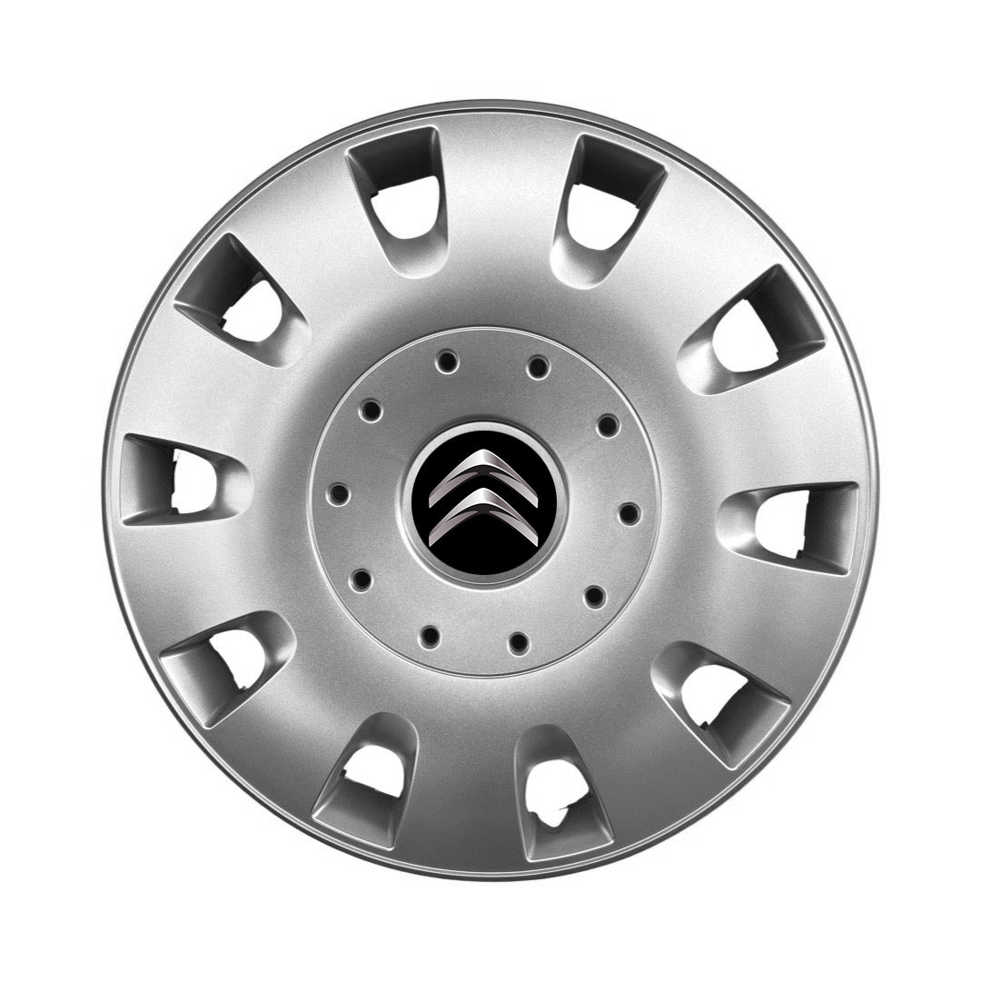 Set 4 capace roti potrivite jantelor de 15 inch compatibile Citroen, Model - 304