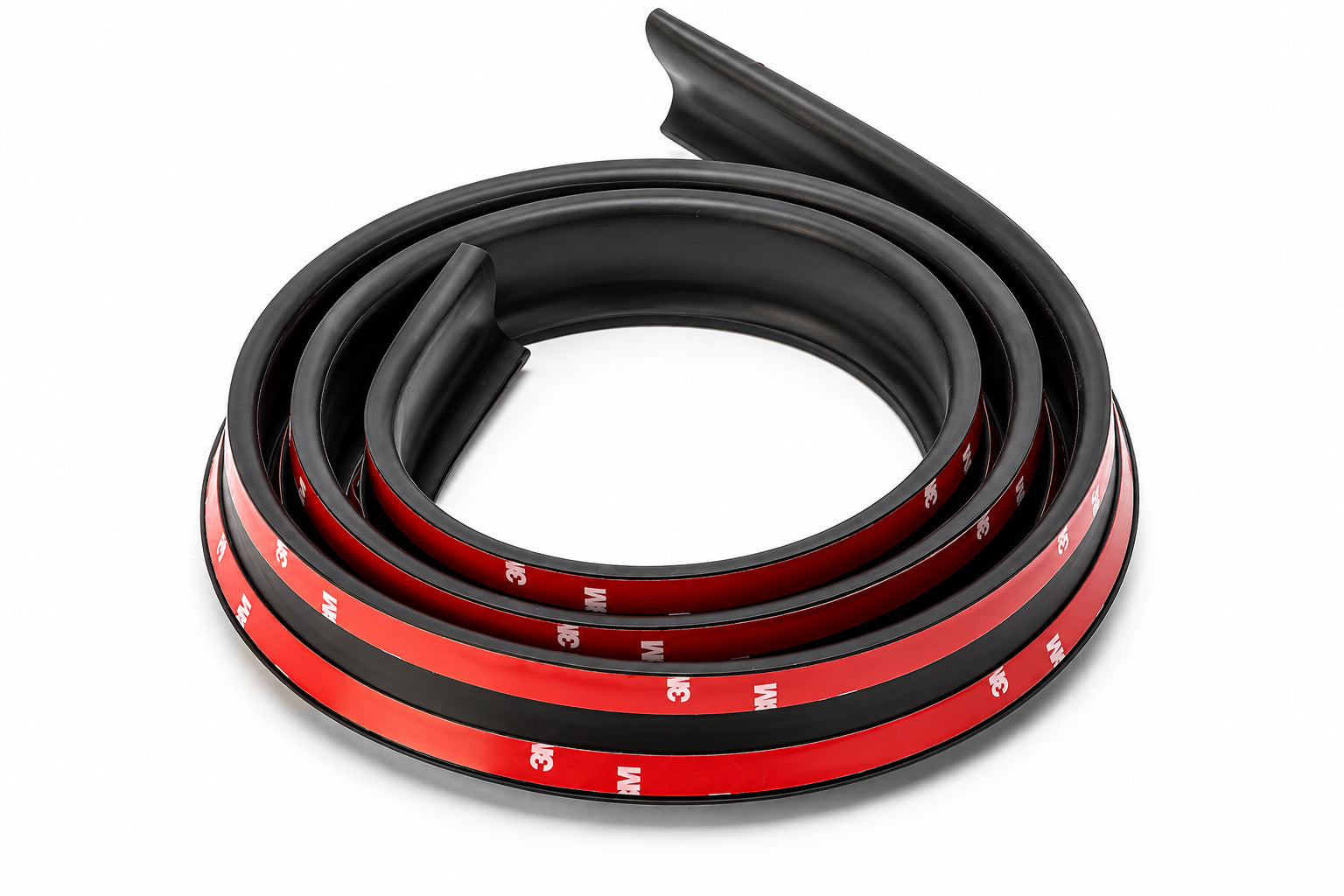 Eleron auto universal din cauciuc Negru Mat pentru portbagaj sau luneta, 150 cm x 3.5 cm