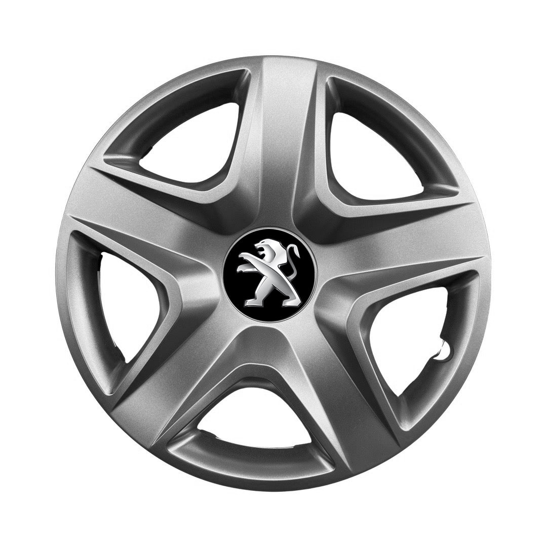 Set 4 capace roti potrivite jantelor de 15 inch compatibile PEUGEOT 106, 107, 206, 207, 306, 307, 308, 406, 407, EXPERT, PARTNER, 3008,Model -340